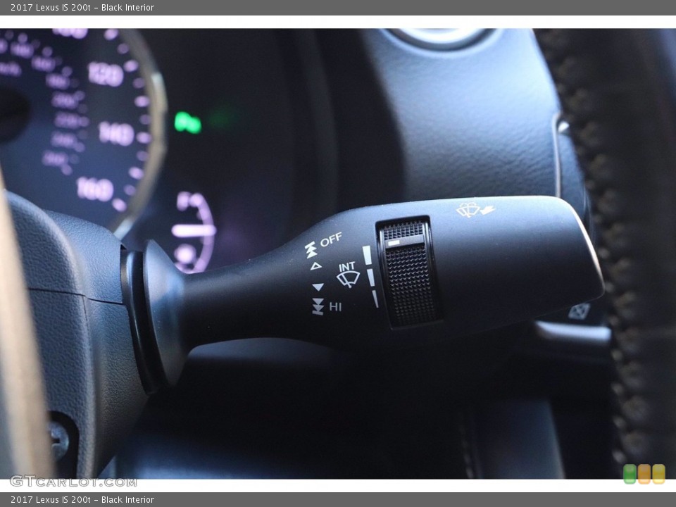 Black Interior Controls for the 2017 Lexus IS 200t #143660301