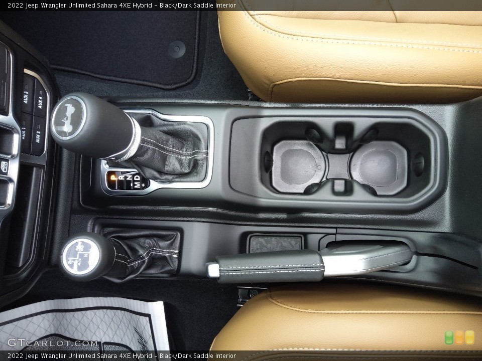 Black/Dark Saddle Interior Transmission for the 2022 Jeep Wrangler Unlimited Sahara 4XE Hybrid #143660577