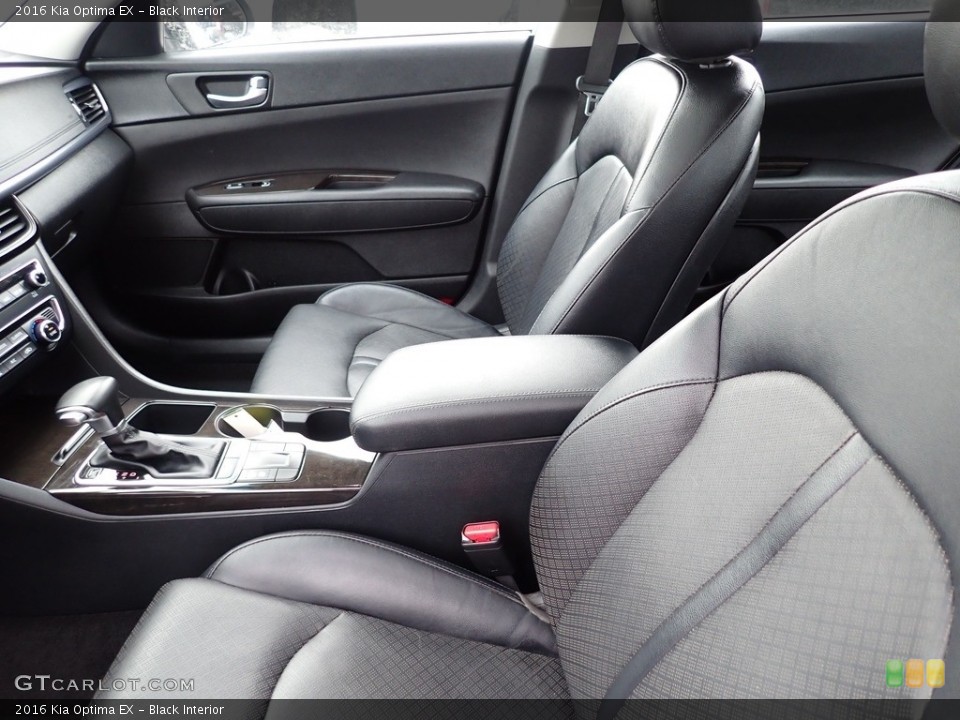Black Interior Front Seat for the 2016 Kia Optima EX #143661336