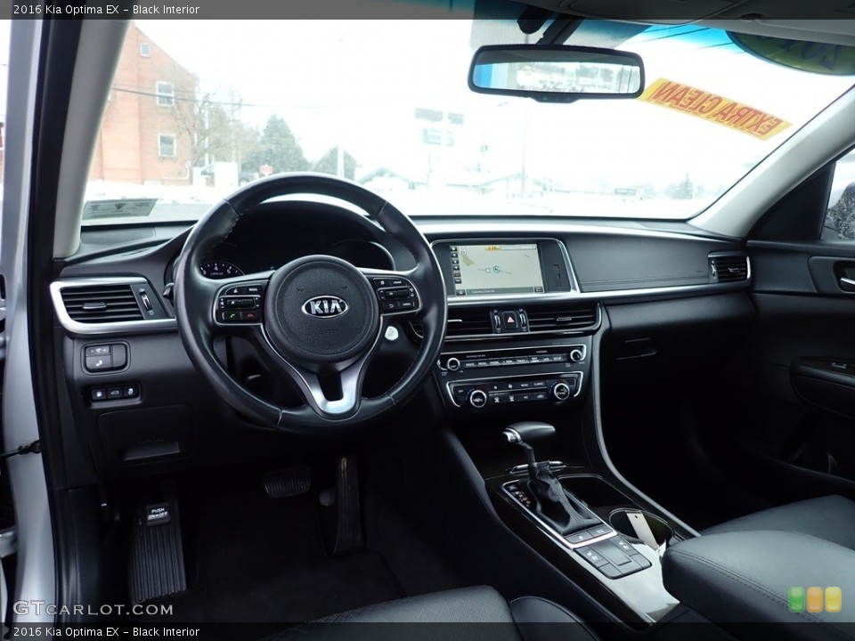 Black Interior Dashboard for the 2016 Kia Optima EX #143661387
