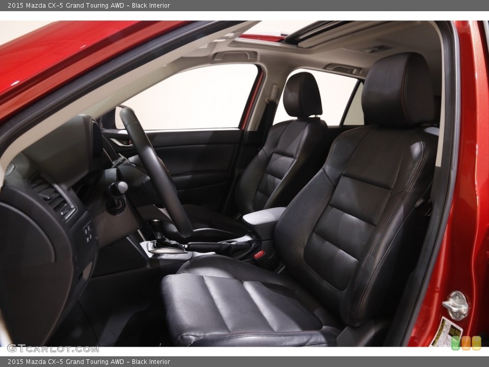 Black Interior Front Seat for the 2015 Mazda CX-5 Grand Touring AWD #143663928