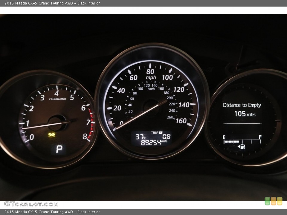 Black Interior Gauges for the 2015 Mazda CX-5 Grand Touring AWD #143663988