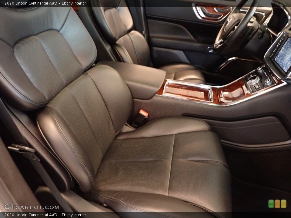 Ebony Interior Front Seat for the 2020 Lincoln Continental AWD #143667884