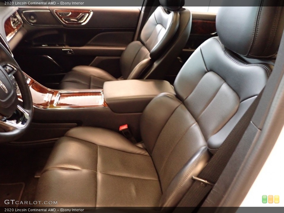 Ebony Interior Front Seat for the 2020 Lincoln Continental AWD #143667961
