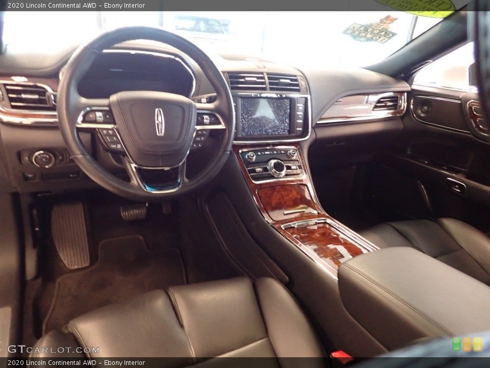 Ebony Interior Front Seat for the 2020 Lincoln Continental AWD #143668004