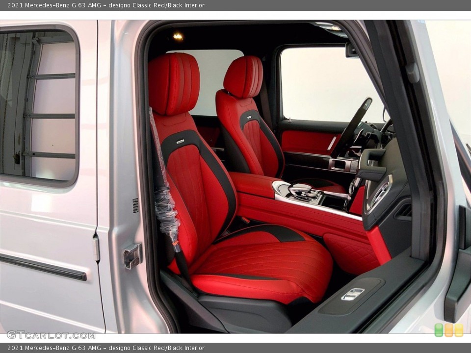 designo Classic Red/Black Interior Photo for the 2021 Mercedes-Benz G 63 AMG #143668569