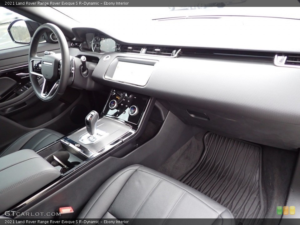 Ebony Interior Photo for the 2021 Land Rover Range Rover Evoque S R-Dynamic #143669501