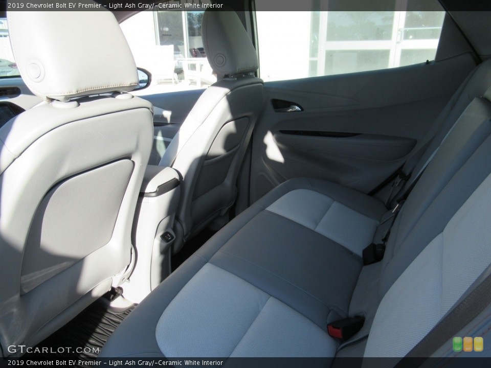 Light Ash Gray/­Ceramic White Interior Rear Seat for the 2019 Chevrolet Bolt EV Premier #143669711