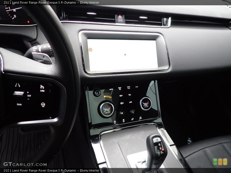 Ebony Interior Controls for the 2021 Land Rover Range Rover Evoque S R-Dynamic #143669714