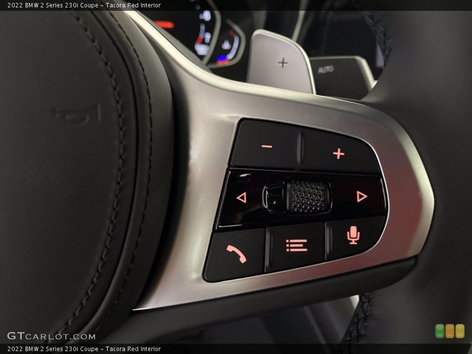 Tacora Red Interior Controls for the 2022 BMW 2 Series 230i Coupe #143670272