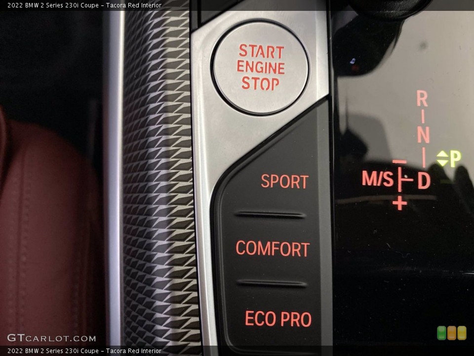 Tacora Red Interior Controls for the 2022 BMW 2 Series 230i Coupe #143670440