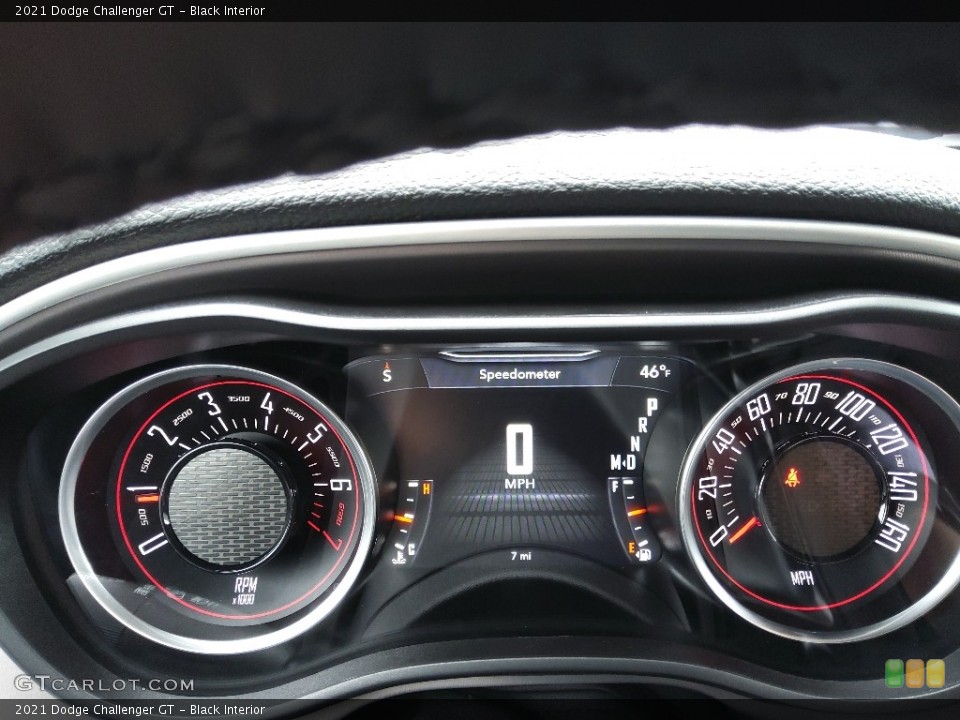 Black Interior Gauges for the 2021 Dodge Challenger GT #143671559