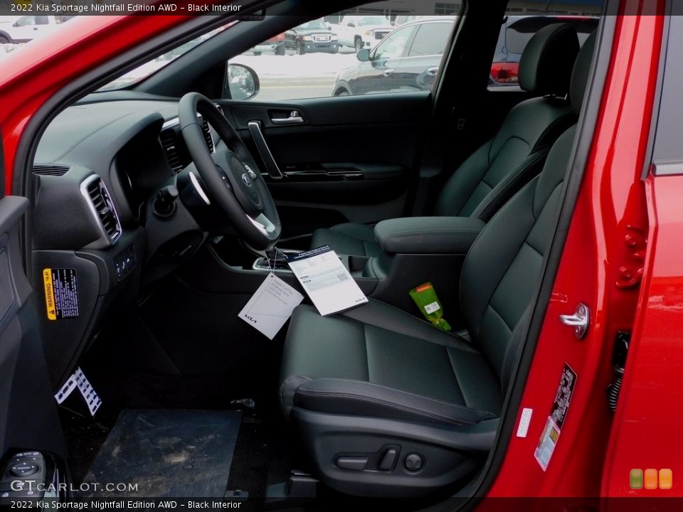 Black Interior Front Seat for the 2022 Kia Sportage Nightfall Edition AWD #143672153