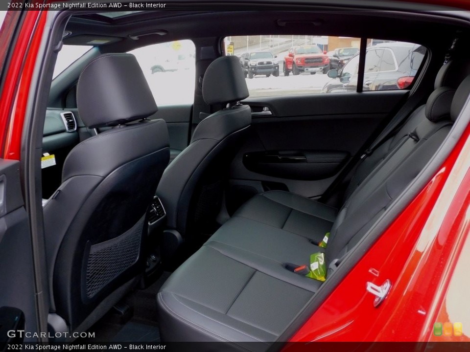 Black Interior Rear Seat for the 2022 Kia Sportage Nightfall Edition AWD #143672162