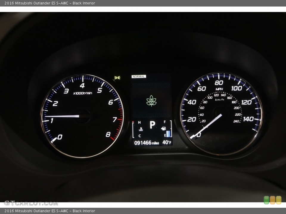 Black Interior Gauges for the 2016 Mitsubishi Outlander ES S-AWC #143672186