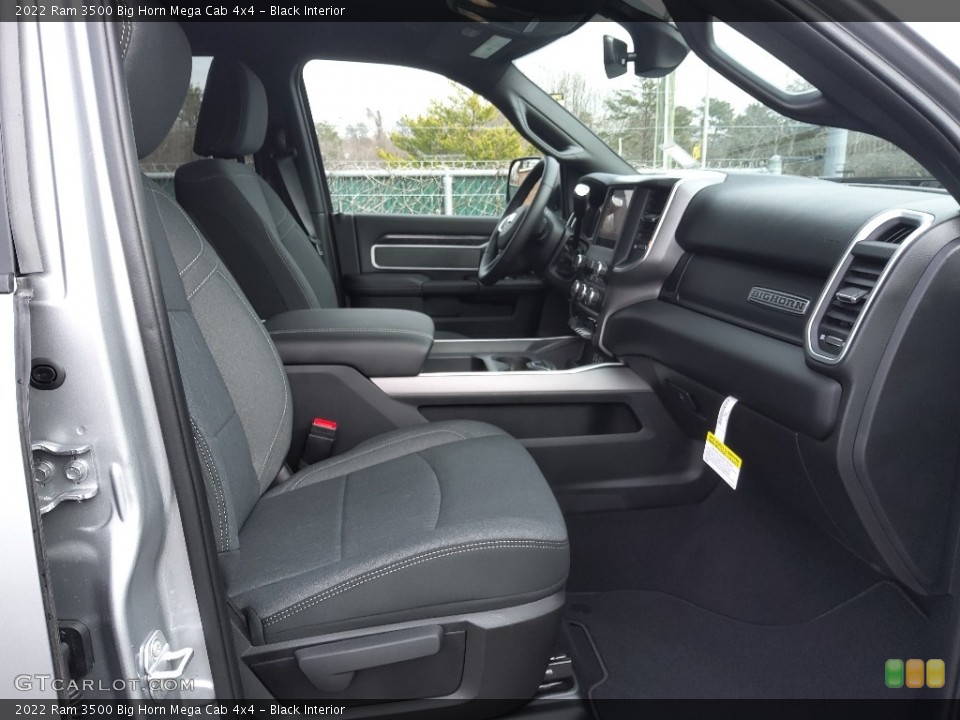 Black Interior Front Seat for the 2022 Ram 3500 Big Horn Mega Cab 4x4 #143672652