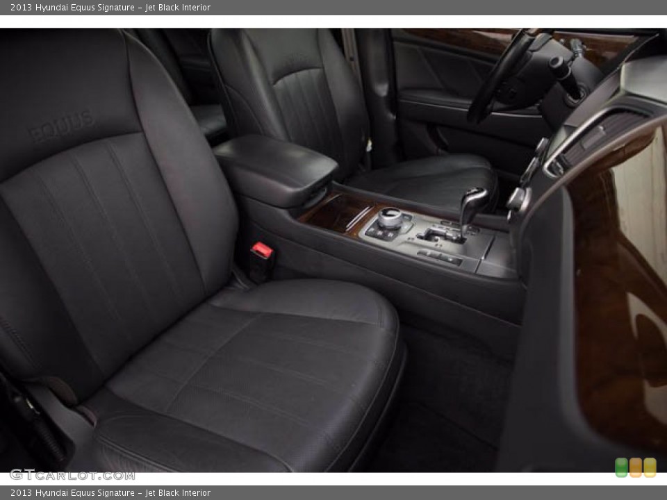 Jet Black Interior Front Seat for the 2013 Hyundai Equus Signature #143672781