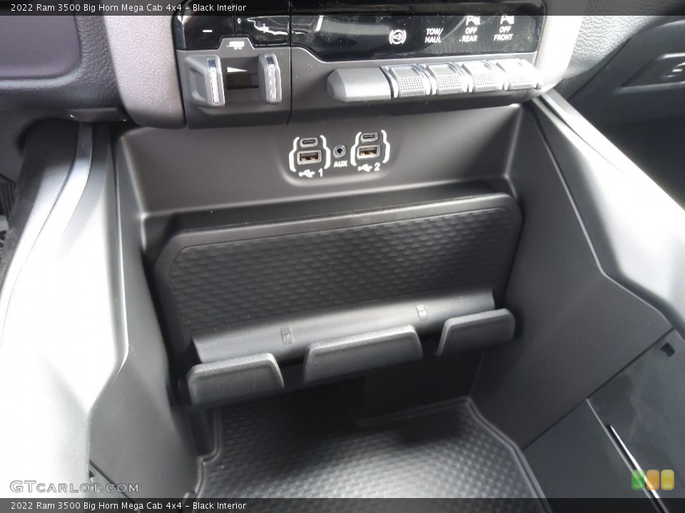 Black Interior Controls for the 2022 Ram 3500 Big Horn Mega Cab 4x4 #143672835