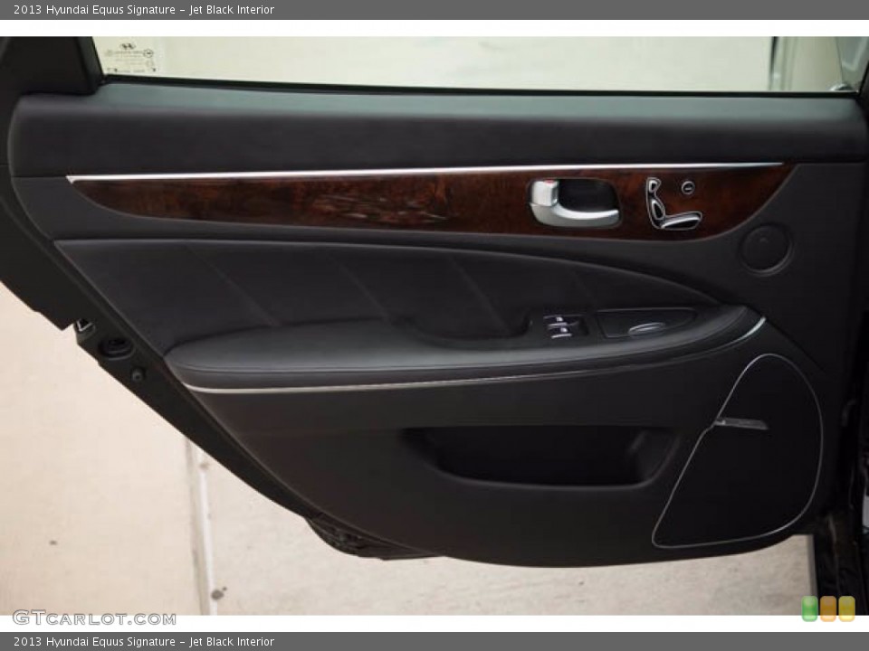 Jet Black Interior Door Panel for the 2013 Hyundai Equus Signature #143672898