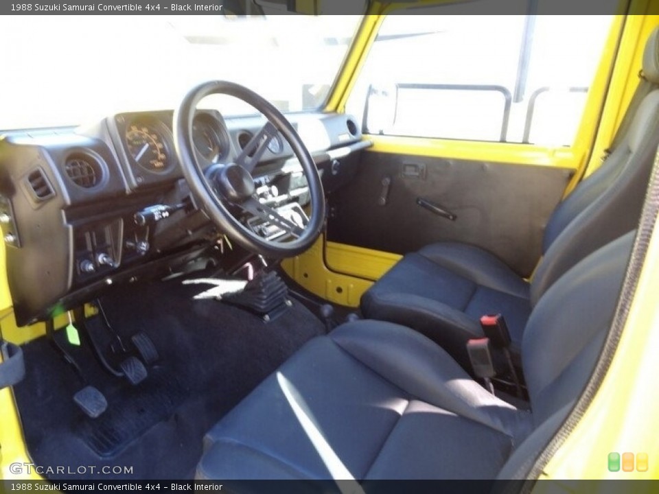Black Interior Photo for the 1988 Suzuki Samurai Convertible 4x4 #143673684