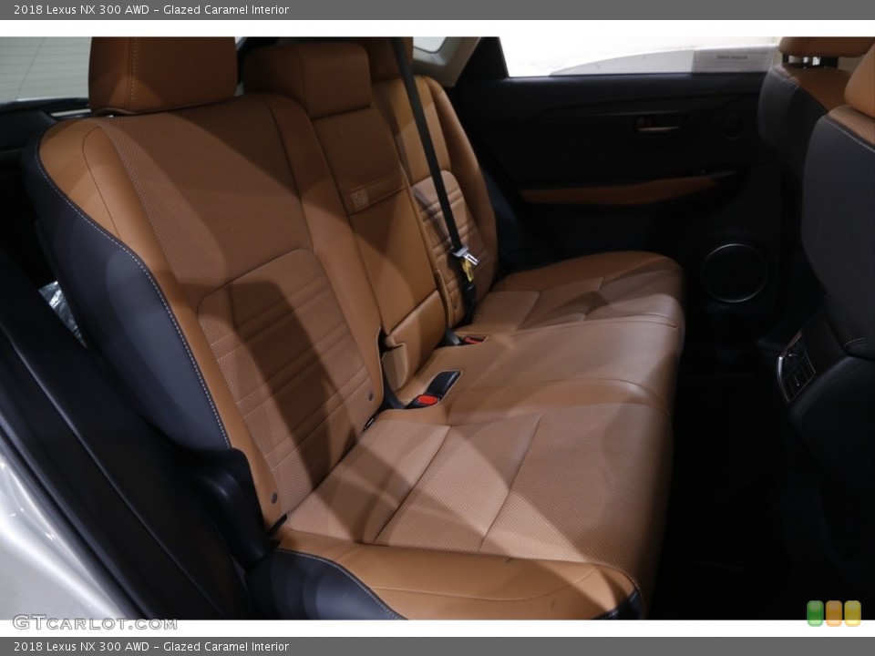 Glazed Caramel Interior Rear Seat for the 2018 Lexus NX 300 AWD #143674077