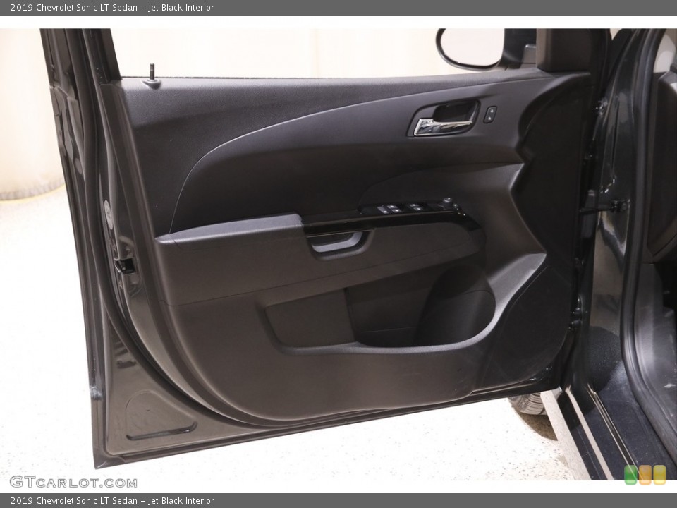 Jet Black Interior Door Panel for the 2019 Chevrolet Sonic LT Sedan #143674671