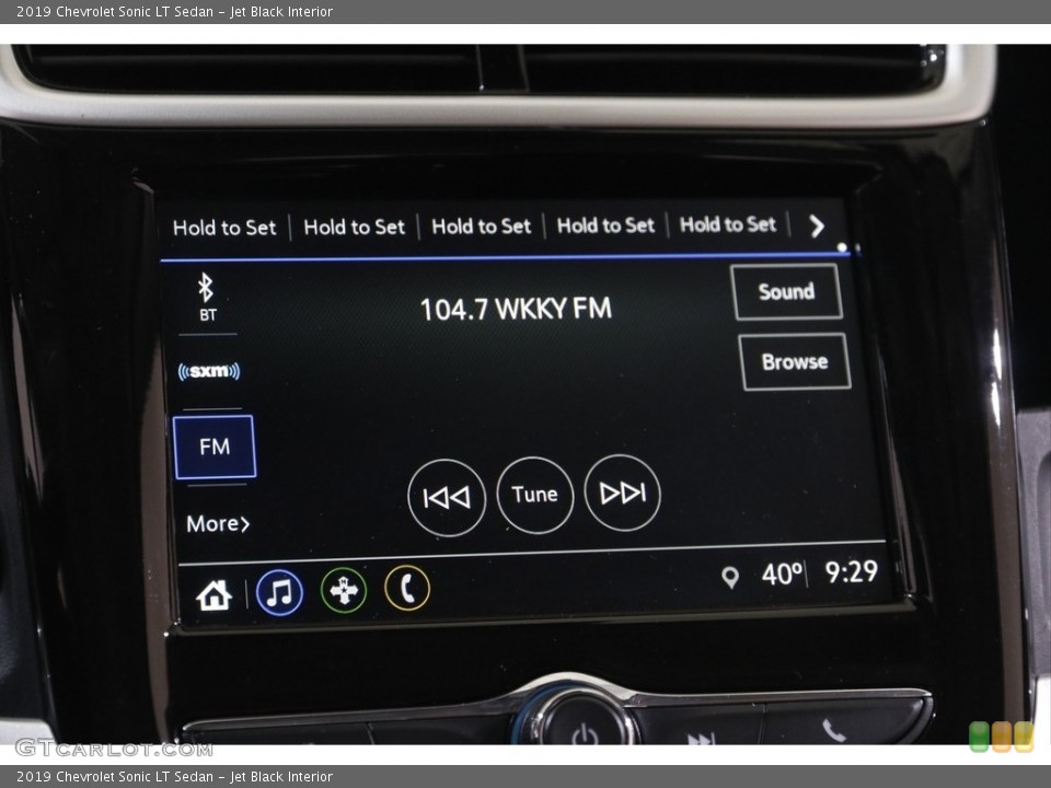 Jet Black Interior Audio System for the 2019 Chevrolet Sonic LT Sedan #143674722