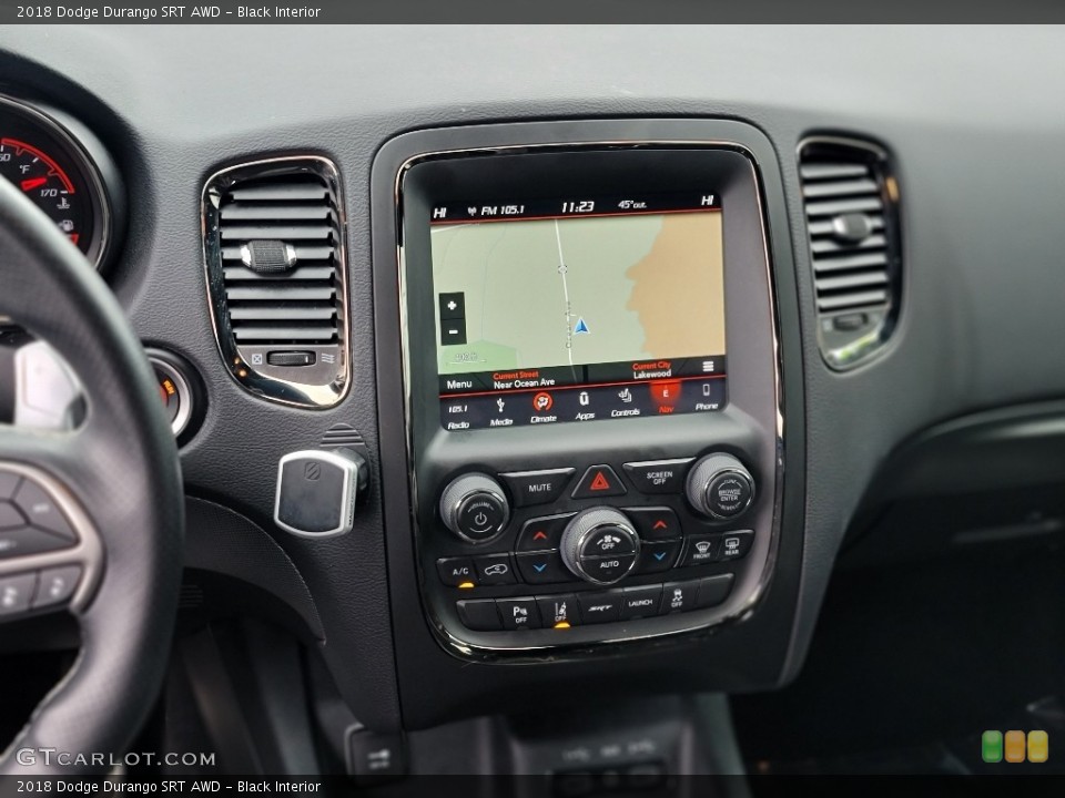 Black Interior Controls for the 2018 Dodge Durango SRT AWD #143675575