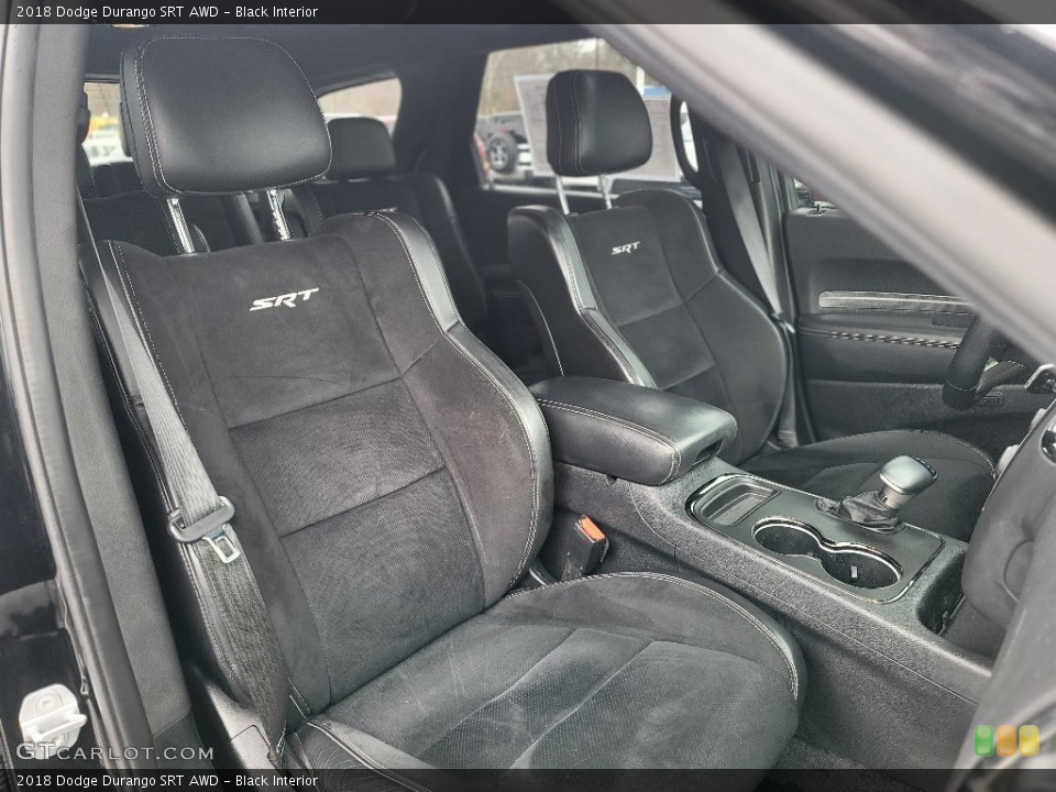Black Interior Front Seat for the 2018 Dodge Durango SRT AWD #143675852