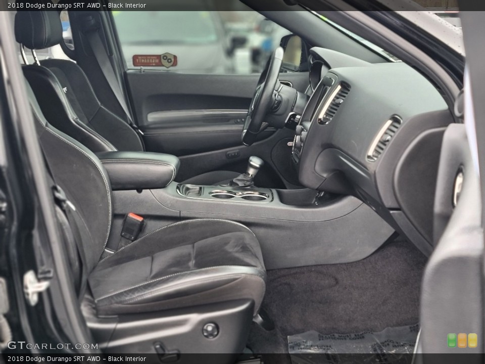 Black Interior Front Seat for the 2018 Dodge Durango SRT AWD #143676113