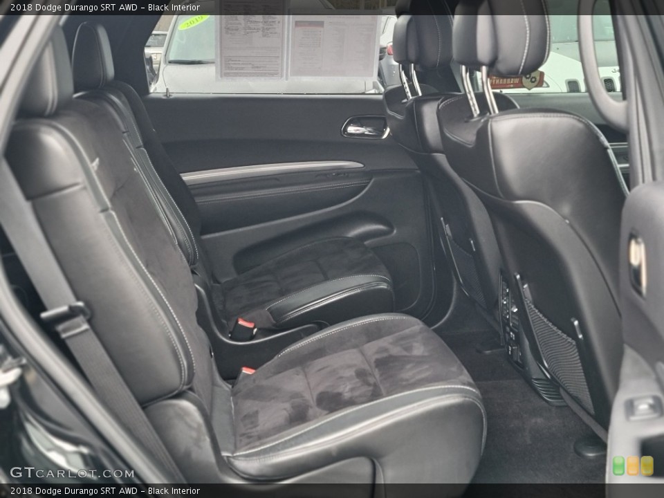 Black Interior Rear Seat for the 2018 Dodge Durango SRT AWD #143676131