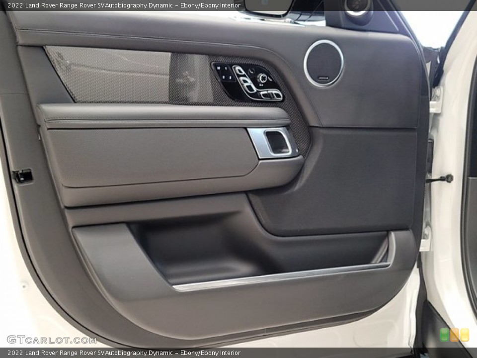 Ebony/Ebony Interior Door Panel for the 2022 Land Rover Range Rover SVAutobiography Dynamic #143676269