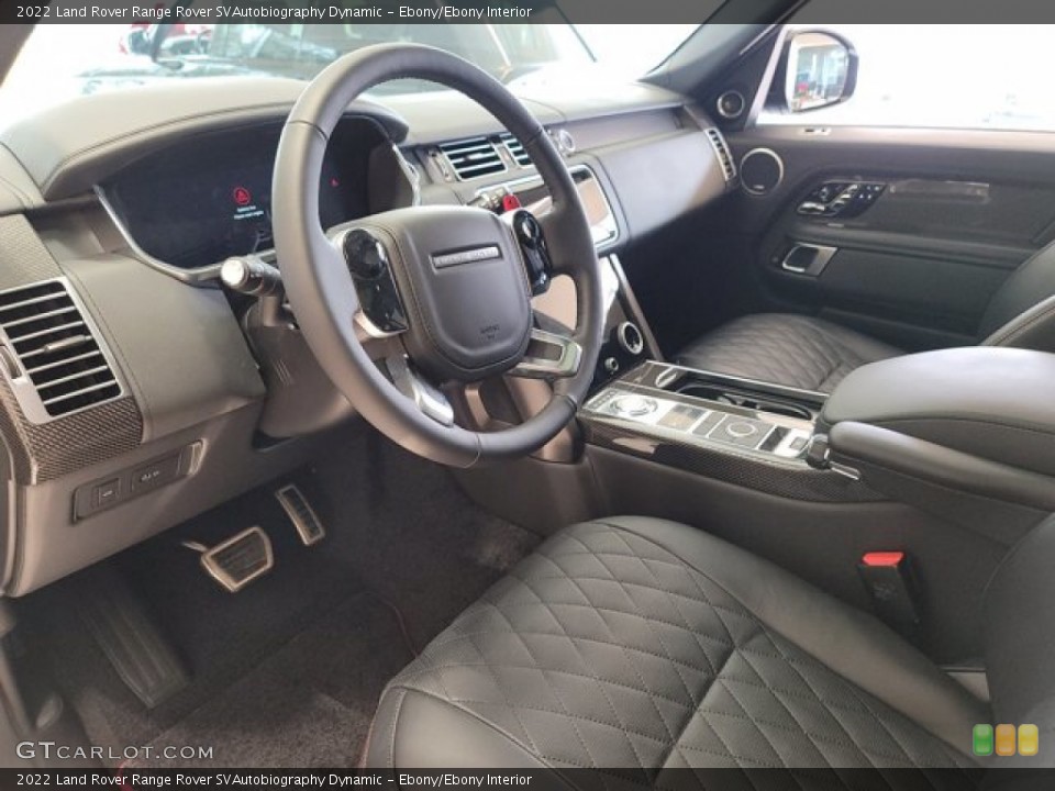 Ebony/Ebony Interior Front Seat for the 2022 Land Rover Range Rover SVAutobiography Dynamic #143676377