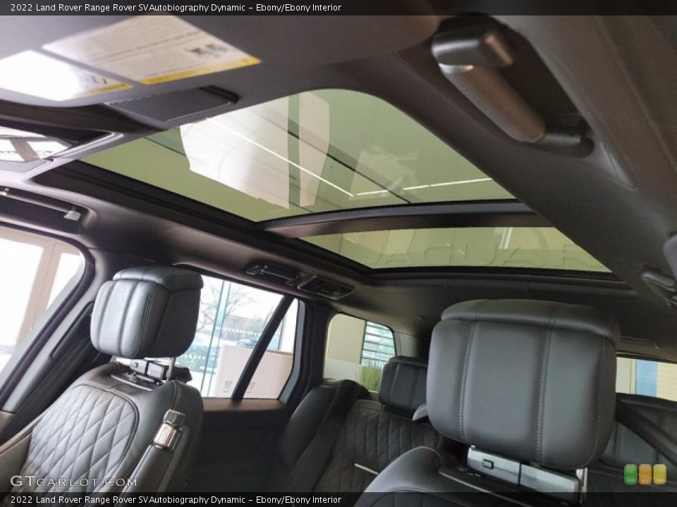 Ebony/Ebony Interior Sunroof for the 2022 Land Rover Range Rover SVAutobiography Dynamic #143676398