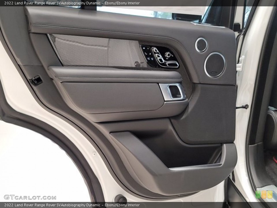 Ebony/Ebony Interior Door Panel for the 2022 Land Rover Range Rover SVAutobiography Dynamic #143676422