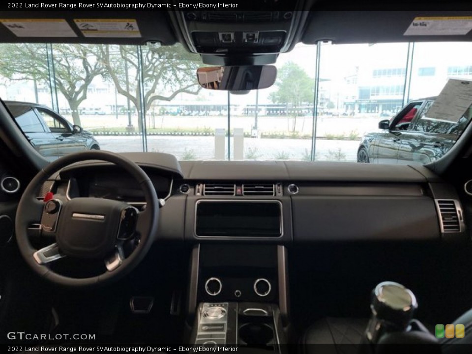 Ebony/Ebony Interior Dashboard for the 2022 Land Rover Range Rover SVAutobiography Dynamic #143676716