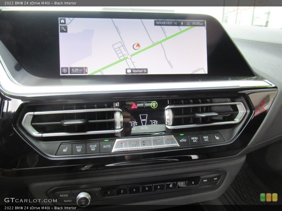 Black Interior Controls for the 2022 BMW Z4 sDrive M40i #143678570