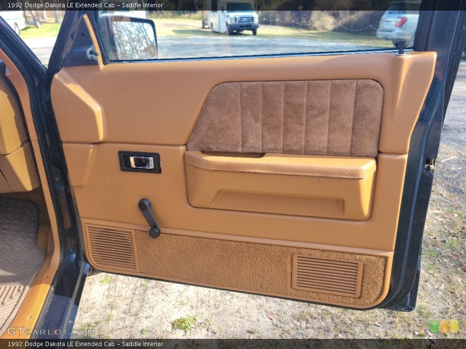 Saddle Interior Door Panel for the 1992 Dodge Dakota LE Extended Cab #143679695