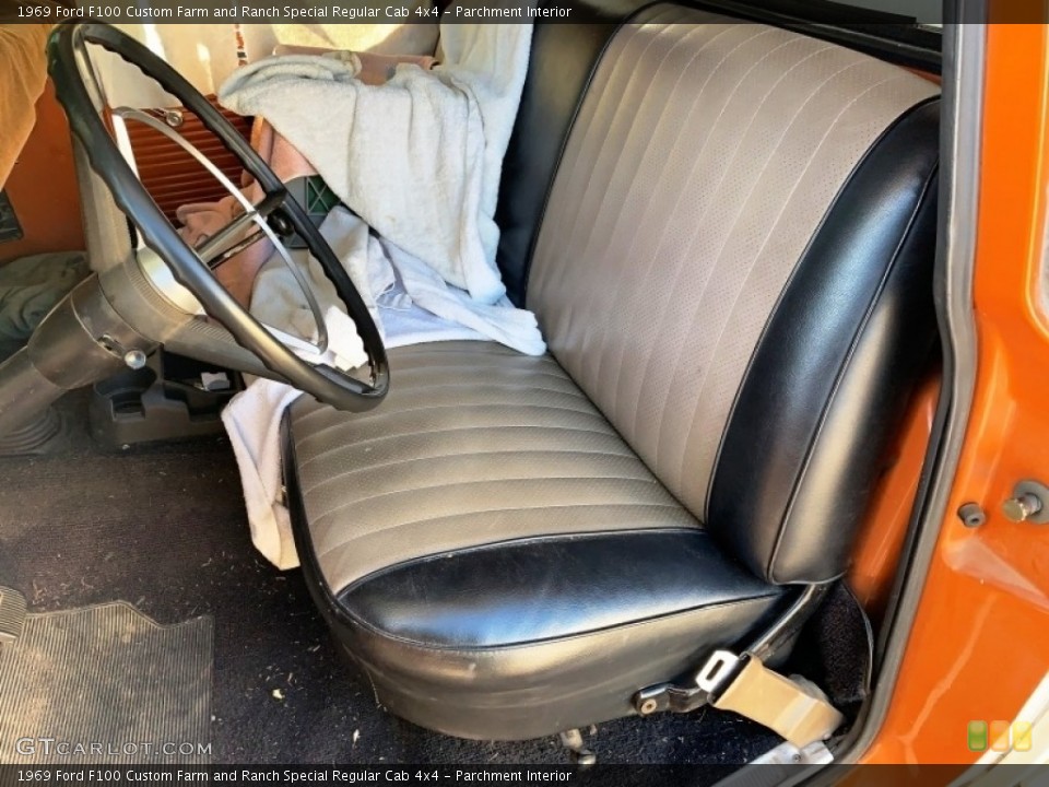 Parchment 1969 Ford F100 Interiors