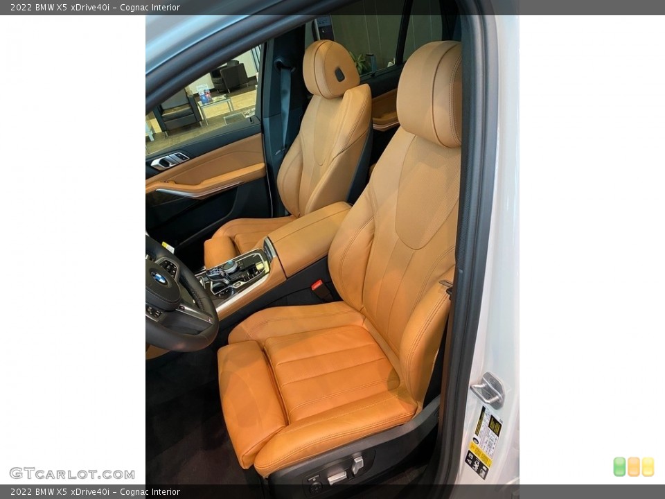 Cognac Interior Front Seat for the 2022 BMW X5 xDrive40i #143682394