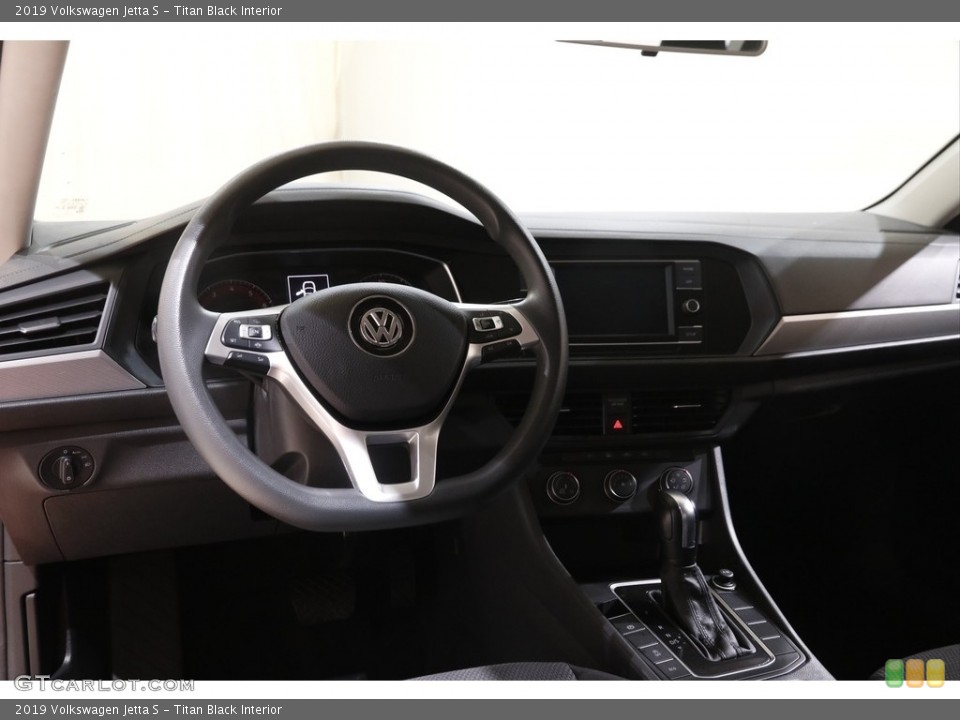Titan Black Interior Dashboard for the 2019 Volkswagen Jetta S #143682405