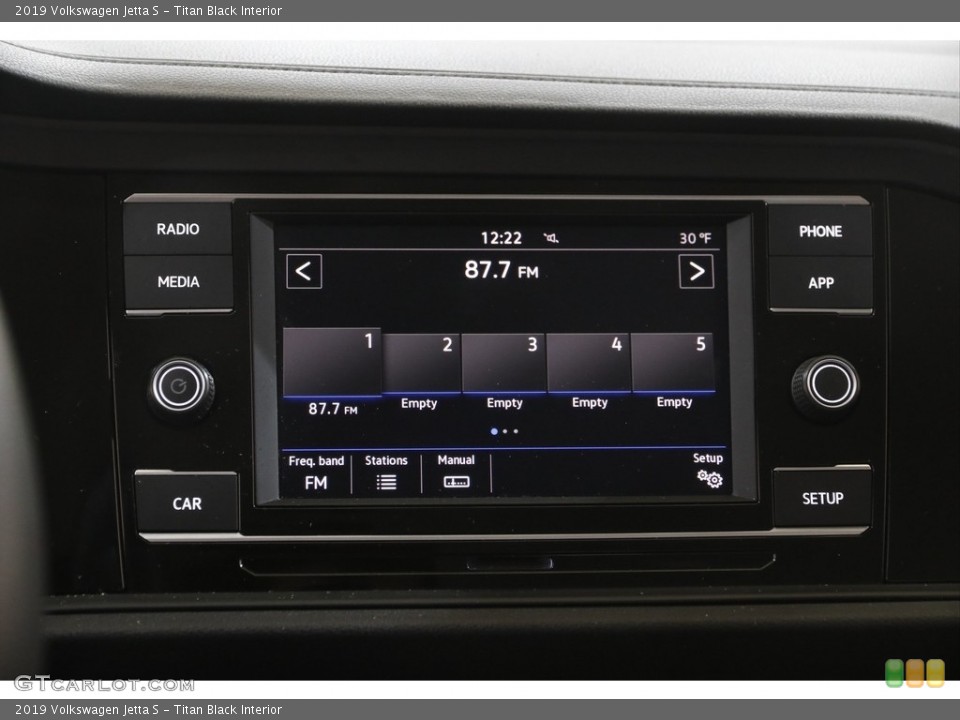 Titan Black Interior Audio System for the 2019 Volkswagen Jetta S #143682450