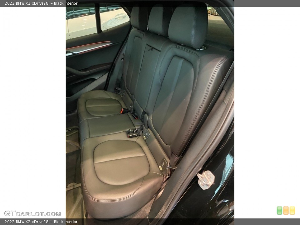 Black Interior Rear Seat for the 2022 BMW X2 xDrive28i #143682465