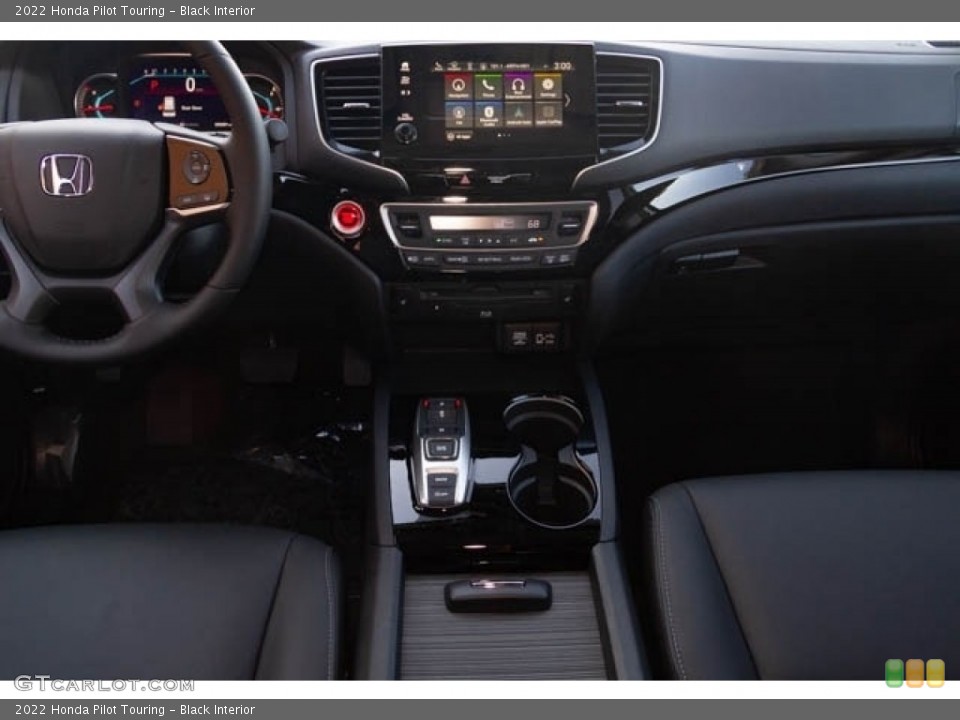Black Interior Dashboard for the 2022 Honda Pilot Touring #143686393
