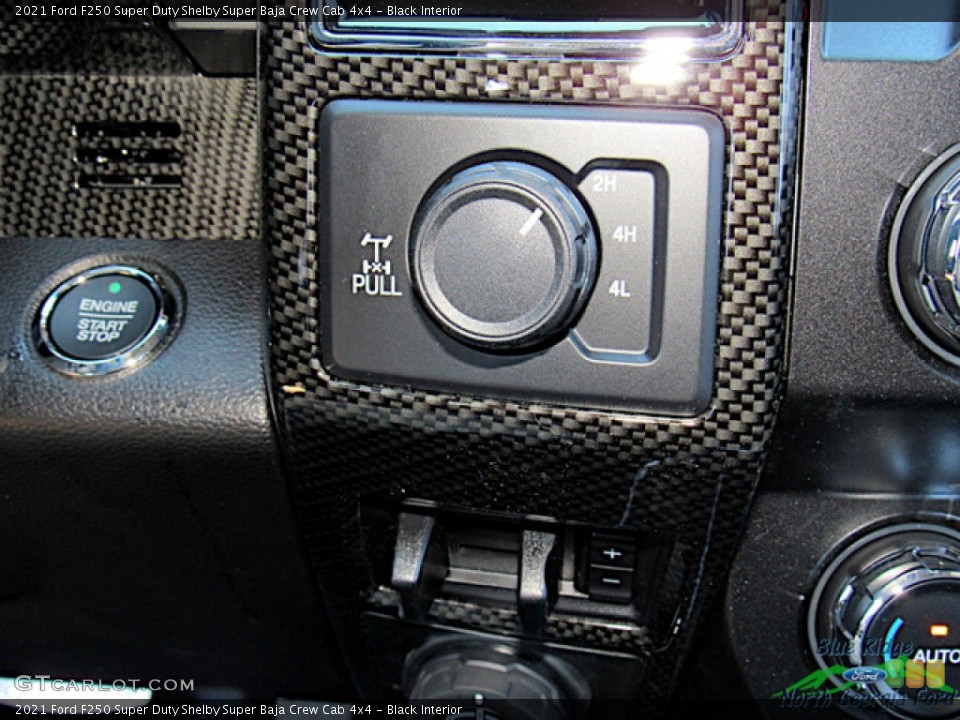 Black Interior Controls for the 2021 Ford F250 Super Duty Shelby Super Baja Crew Cab 4x4 #143686588