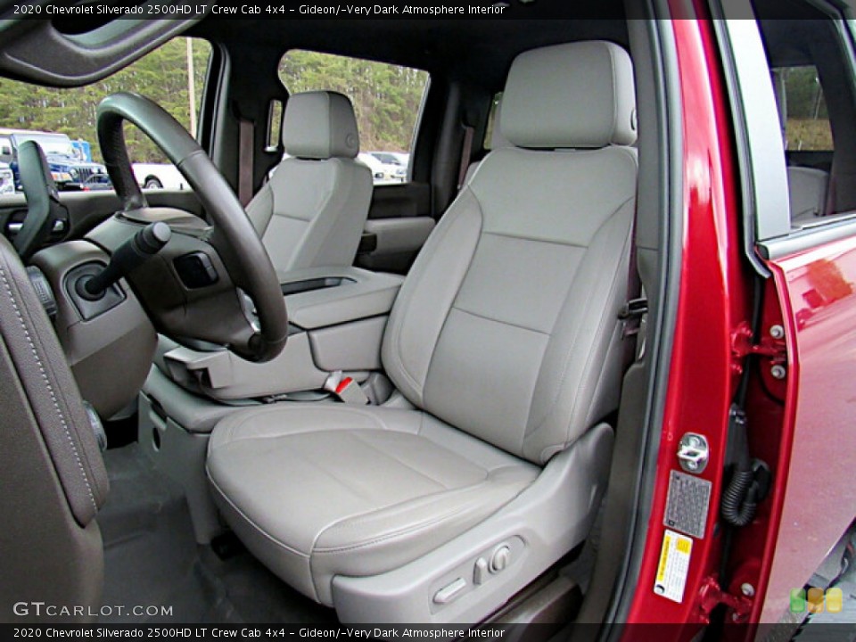 Gideon/­Very Dark Atmosphere Interior Front Seat for the 2020 Chevrolet Silverado 2500HD LT Crew Cab 4x4 #143686684