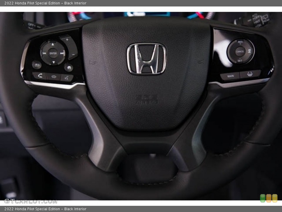 Black Interior Steering Wheel for the 2022 Honda Pilot Special Edition #143686975