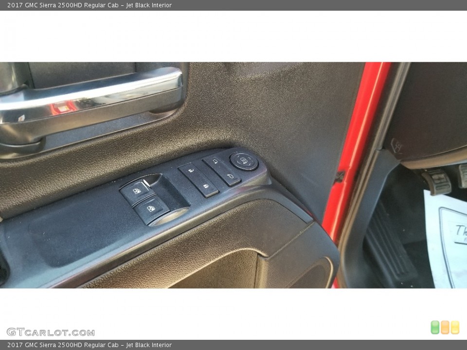 Jet Black Interior Door Panel for the 2017 GMC Sierra 2500HD Regular Cab #143687526
