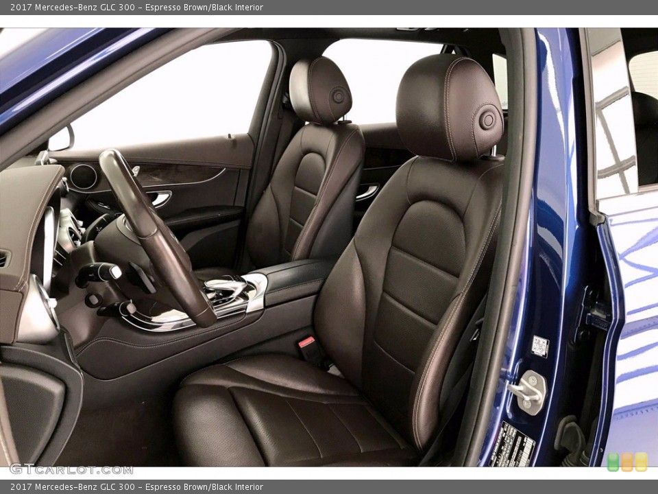 Espresso Brown/Black Interior Front Seat for the 2017 Mercedes-Benz GLC 300 #143688558