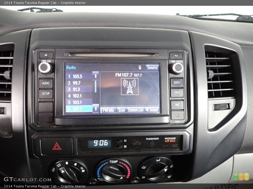 Graphite Interior Controls for the 2014 Toyota Tacoma Regular Cab #143688606